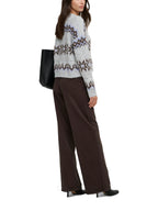 Maglia Only Stockolm Grigia con fantasia jacquard 15378501 /Light Grey Melange ONLY 