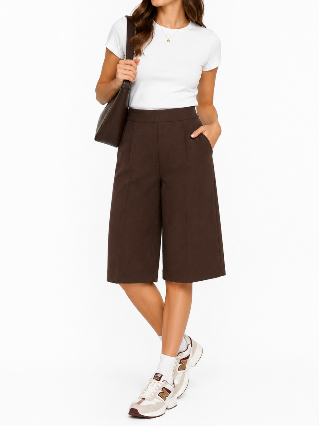 Shorts Only Marrone Kamia lungo 15378693 /Coffee Bean ONLY 