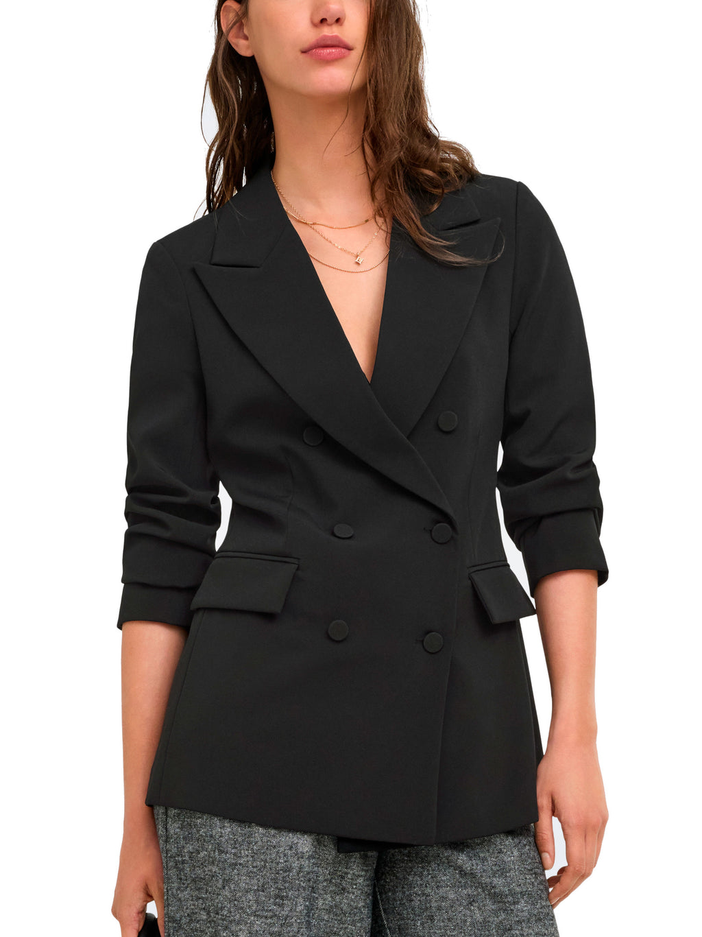 Giacca Only Astrid Nera doppiopetto 15378731 /Black ONLY 