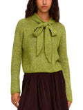 Maglia Only Kappa Verde con fiocco 15379207 /Cardamom Seed ONLY 