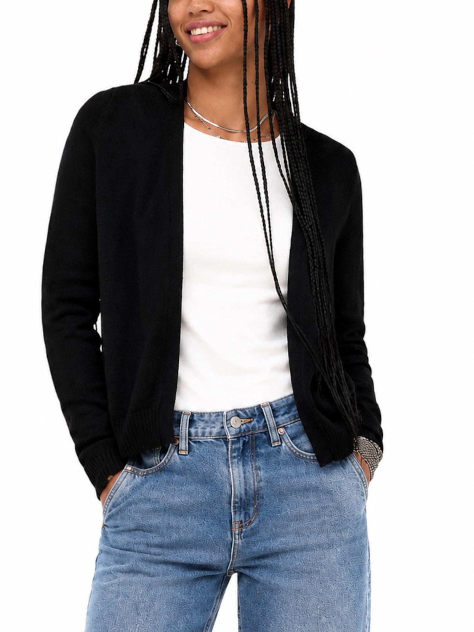Cardigan Only Nero Princess aperto 15379256 /Black ONLY 