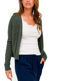 Cardigan Only Verde Princess aperto 15379256 /Kambaba ONLY 