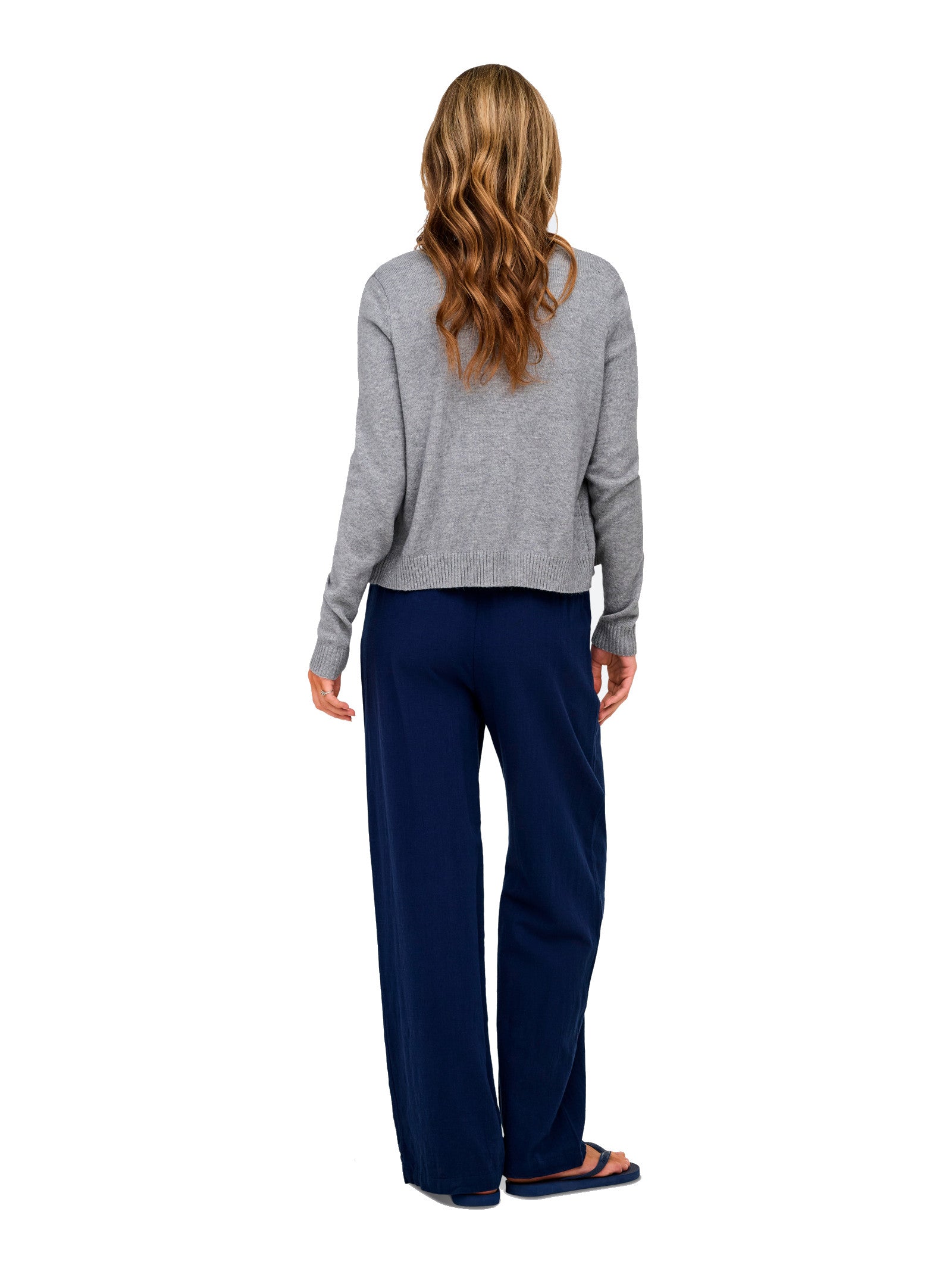 Cardigan Only Grigio Princess aperto 15379256 /Ultimate Grey ONLY 