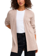 Cardigan Only Mary Nero Beige sul davanti. 15379258 /Mocha Meringue ONLY 