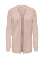 Cardigan Only Mary Nero Beige sul davanti. 15379258 /Mocha Meringue ONLY 