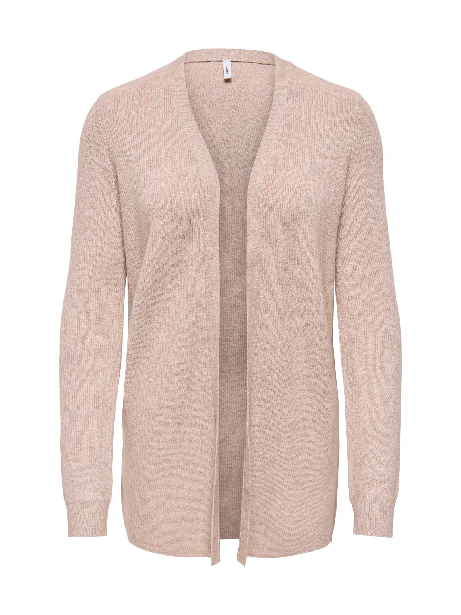 Cardigan Only Mary Nero Beige sul davanti. 15379258 /Mocha Meringue ONLY 