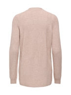 Cardigan Only Mary Nero Beige sul davanti. 15379258 /Mocha Meringue ONLY 