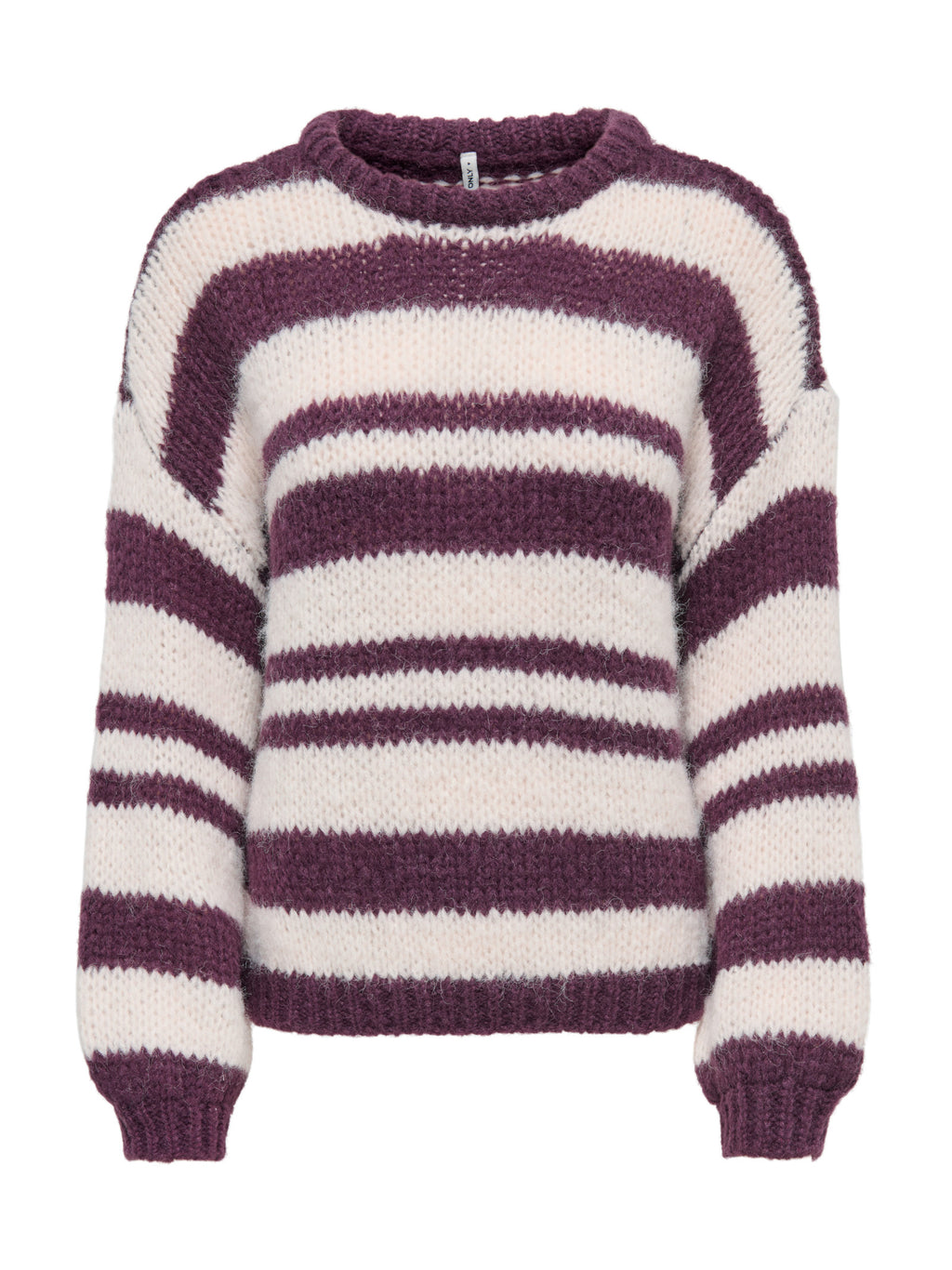 Maglia Only Nordic Bordeaux  a righe 15379589 /Plum Perfect ONLY 