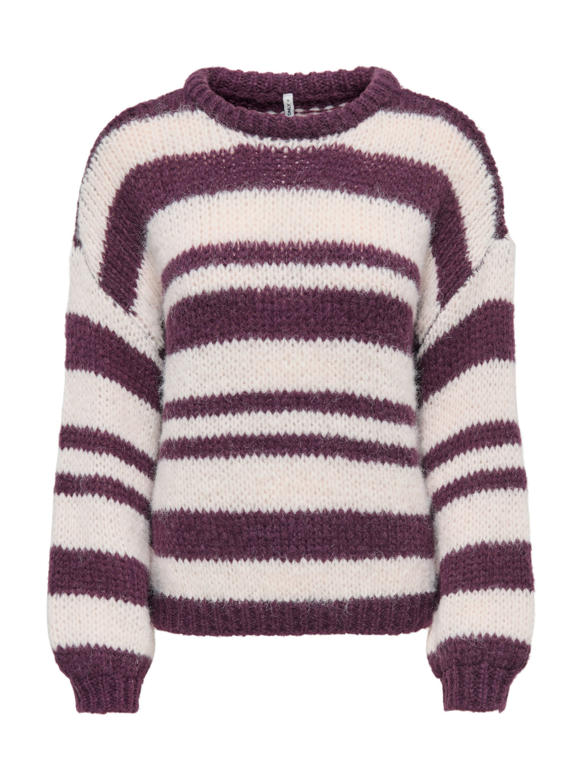Maglia Only Nordic Bordeaux  a righe 15379589 /Plum Perfect ONLY 