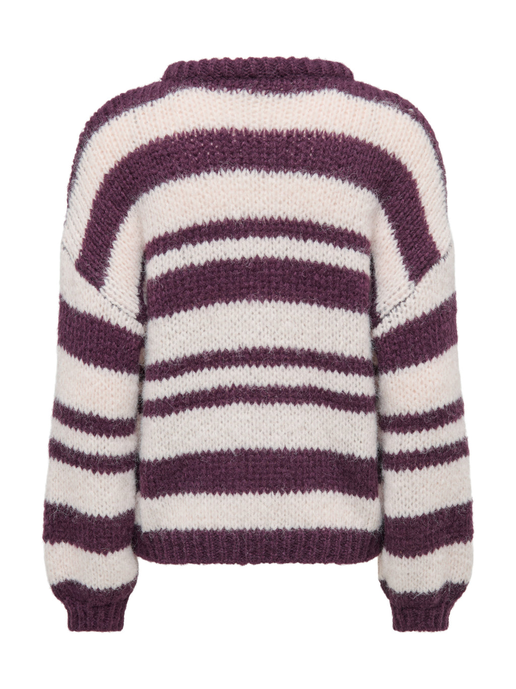 Maglia Only Nordic Bordeaux  a righe 15379589 /Plum Perfect ONLY 
