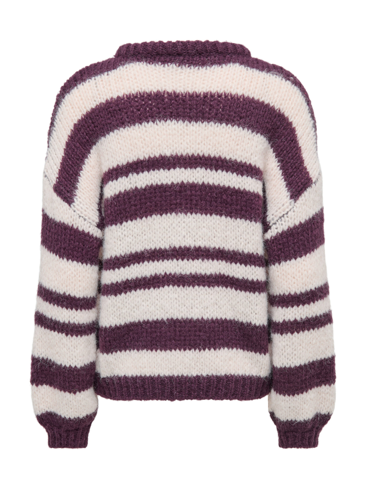 Maglia Only Nordic Bordeaux  a righe 15379589 /Plum Perfect ONLY 