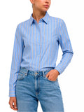 Camicia Only Dinaz Celeste a righe 15379657 /Lavender Lustre ONLY 