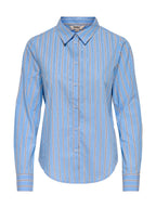 Camicia Only Dinaz Celeste a righe 15379657 /Lavender Lustre ONLY 