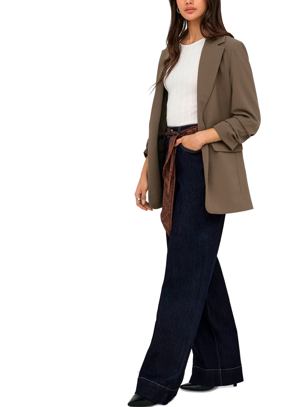 Jeans Only Madison Dark Blue Denim a palazzo 15379805 /Dark Blue Denim ONLY 