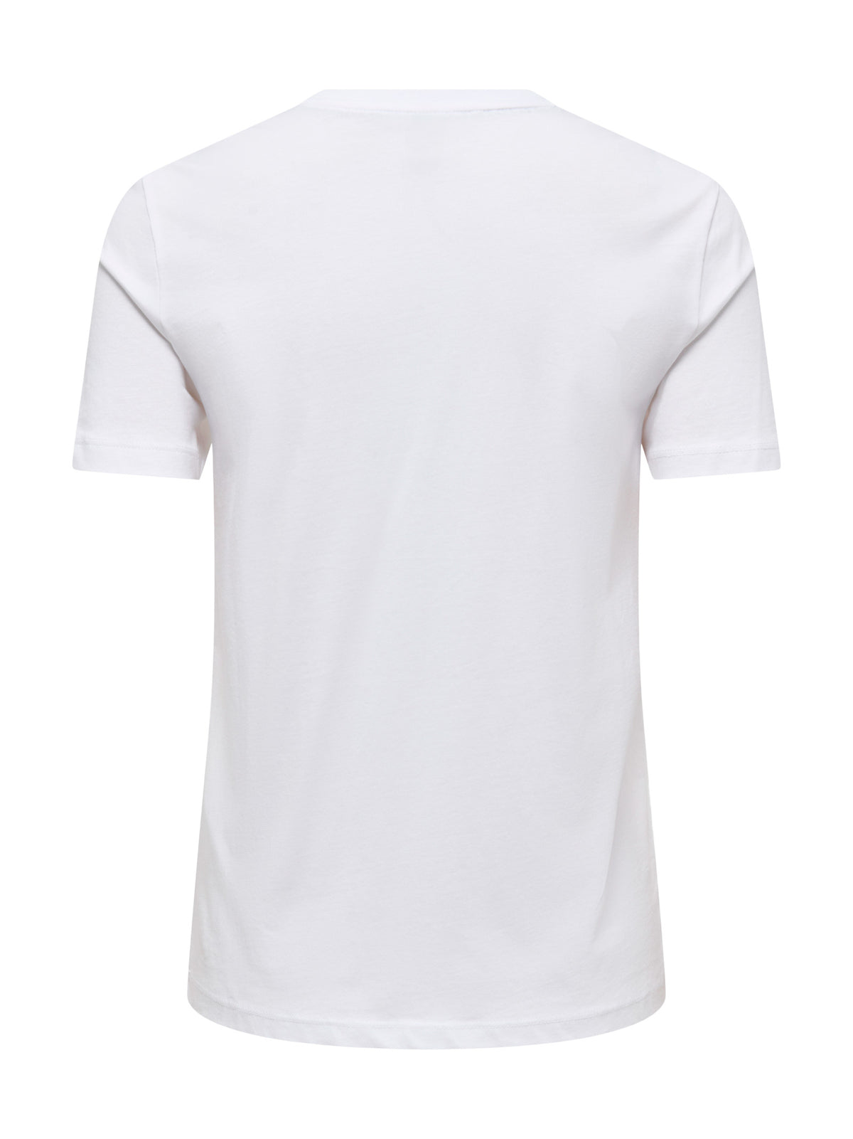 T-shirt Only Kita Bianca con fiocco 15379937 /SILVER BRIGHT WHITE ONLY 