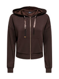 Felpa Only Mira Marrone con cappuccio 15380272 /Coffee Bean ONLY 