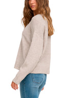 Maglia Only Olivia Beige girocollo 15380548 /Humus ONLY 