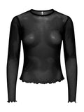 T-shirt Only Nox Nera in tulle 15380551 /Black ONLY 