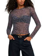 T-shirt Only Nox Grigia pois in tulle 15380551 /Magnet ONLY 