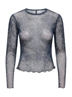 T-shirt Only Nox Grigia pois in tulle 15380551 /Magnet ONLY 