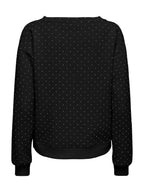 Felpa Only Scarlet Nera con strass 15380678 /Black ONLY 