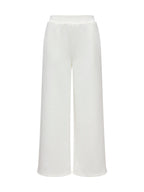 Pantalone Only Scarlet Bianco in felpa con strass<BR/> 15380681 /Cloud Dancer ONLY 