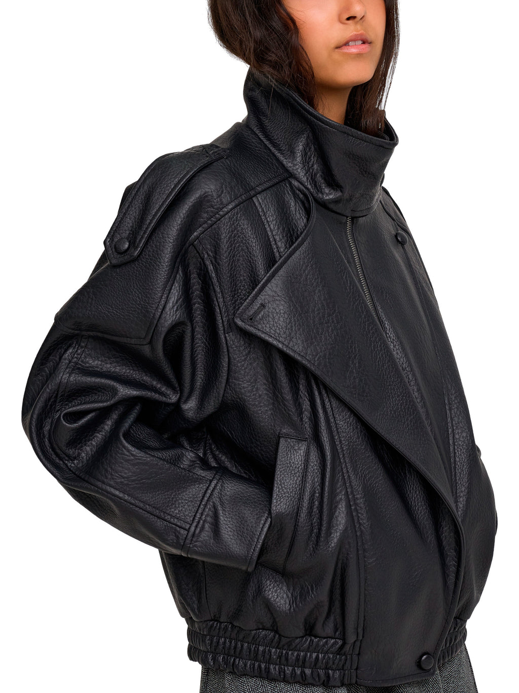 Giubbotto ONLY Vani Nero effetto pelle 15380880 /Black ONLY 