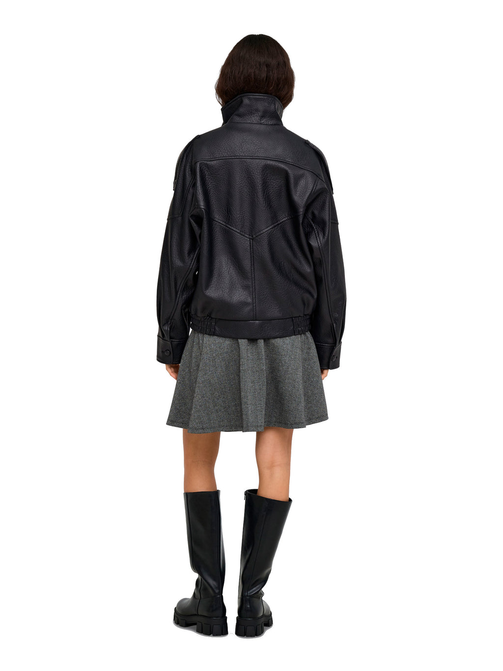 Giubbotto ONLY Vani Nero effetto pelle 15380880 /Black ONLY 