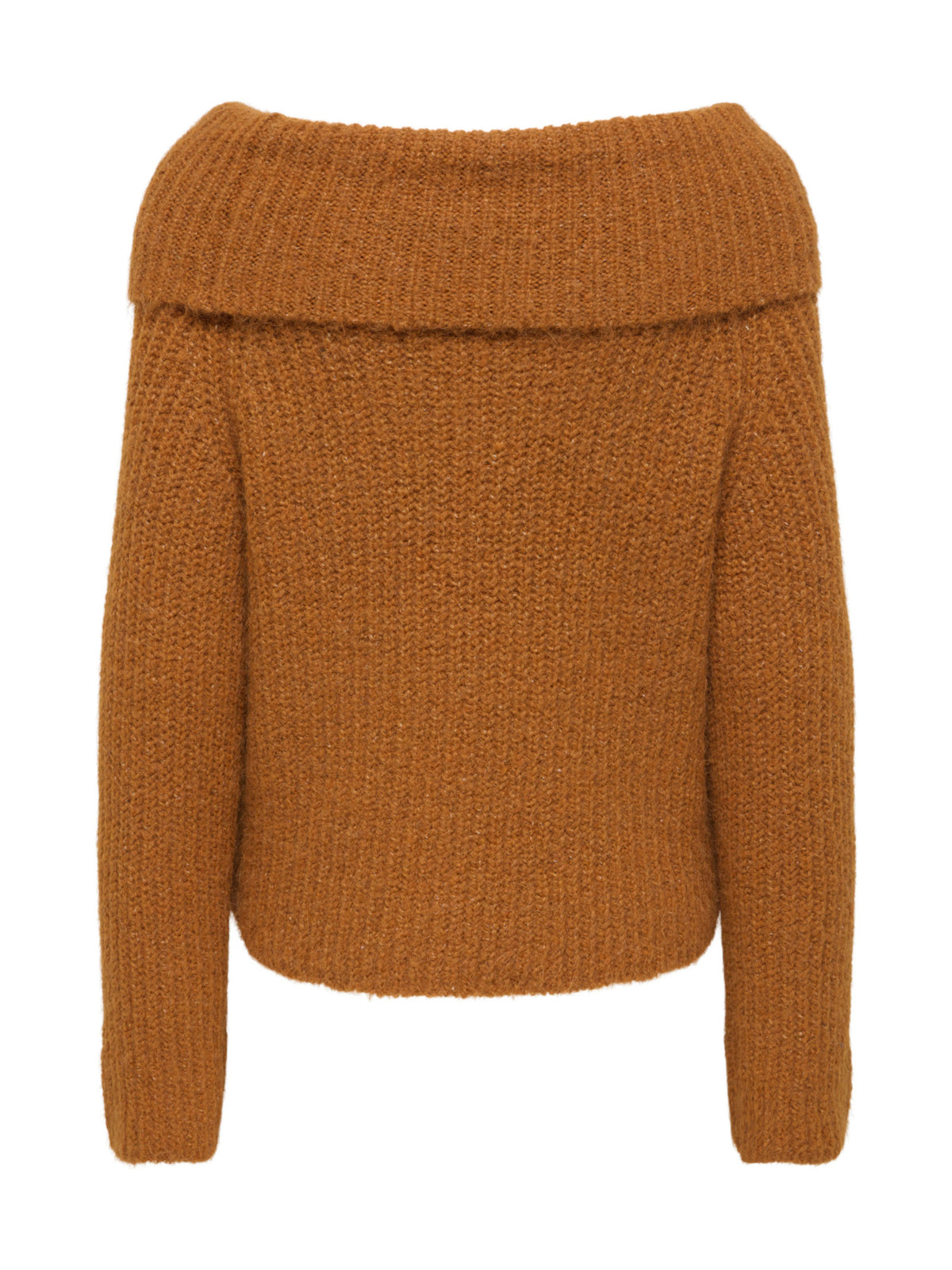 Maglia Only Maggie Arancio con ampio scollo 15381393 /Glazed Ginger ONLY 