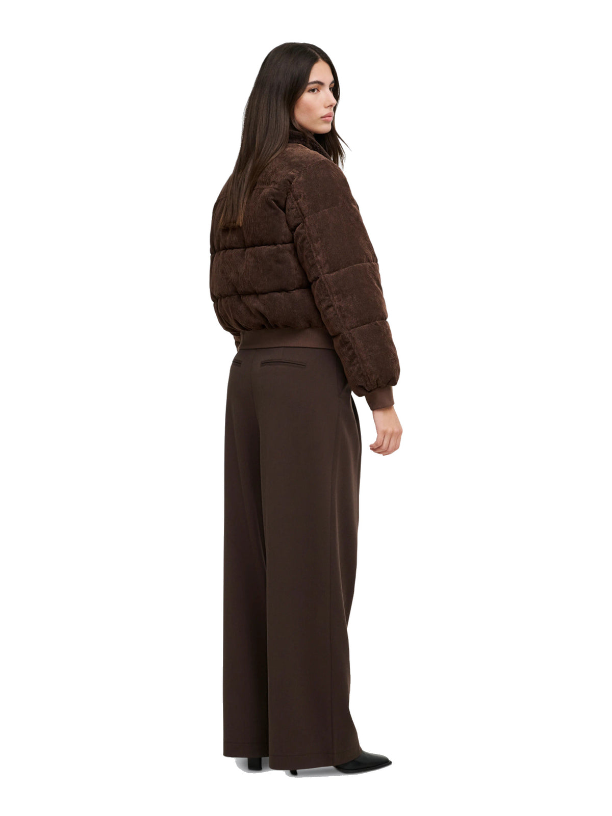 Giubbotto Only Nicoline Marrone in velluto 15382159 /Coffee Bean ONLY 