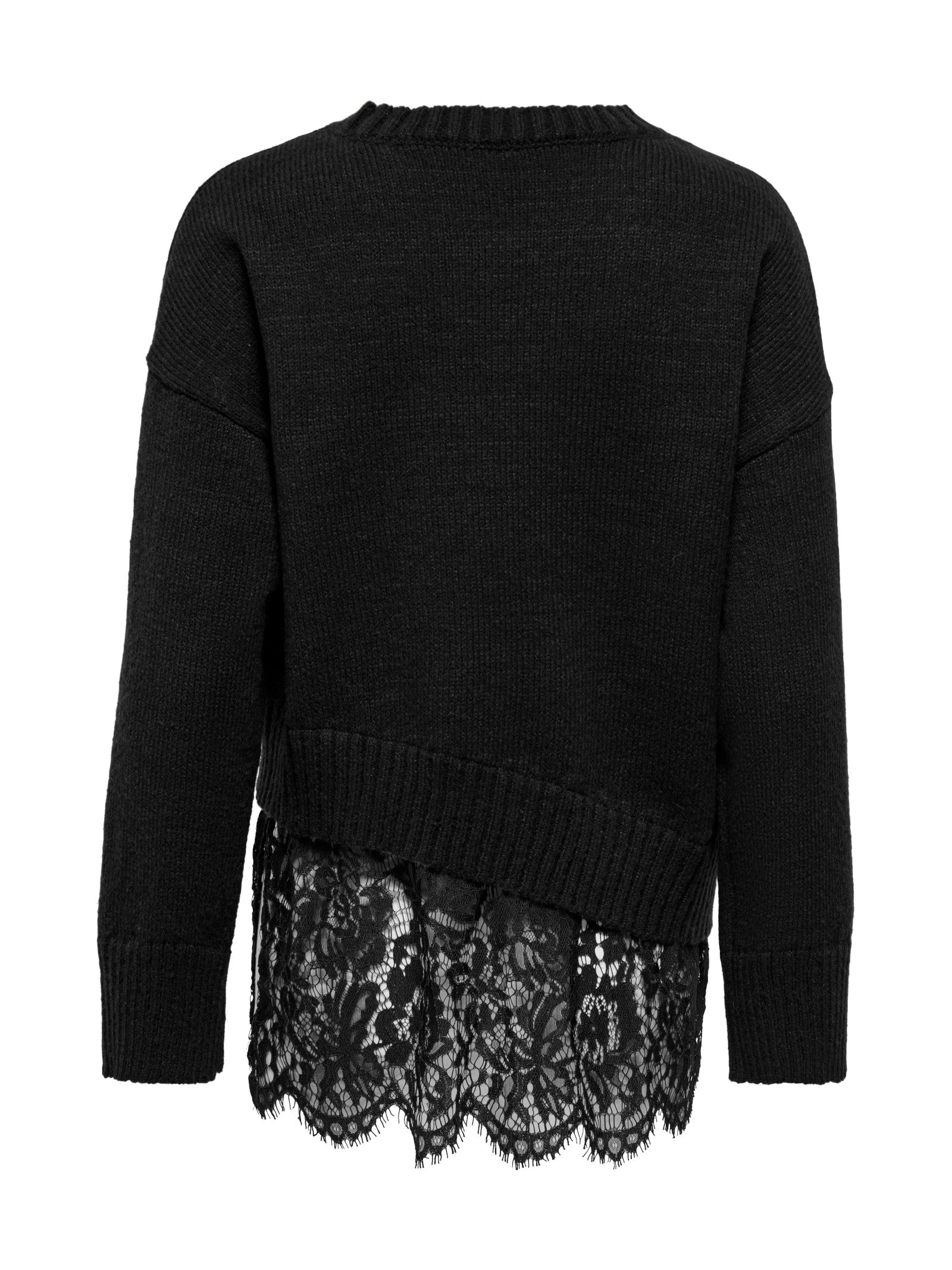 Maglia Only Nero Evie pizzo 15382505 /Black ONLY 