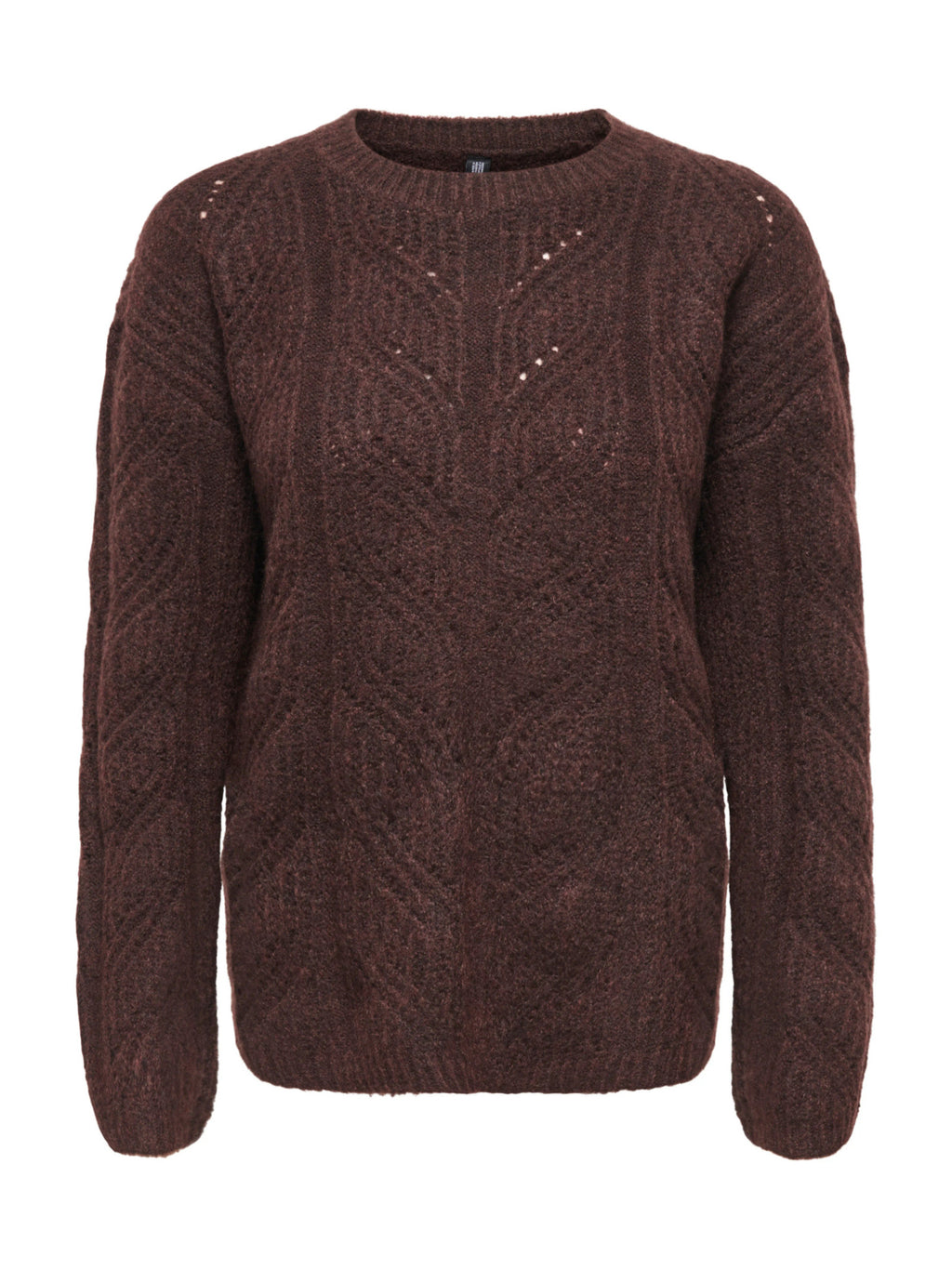 Maglia Only Sophie Marrone a trecce 15382732 /Fudge ONLY 