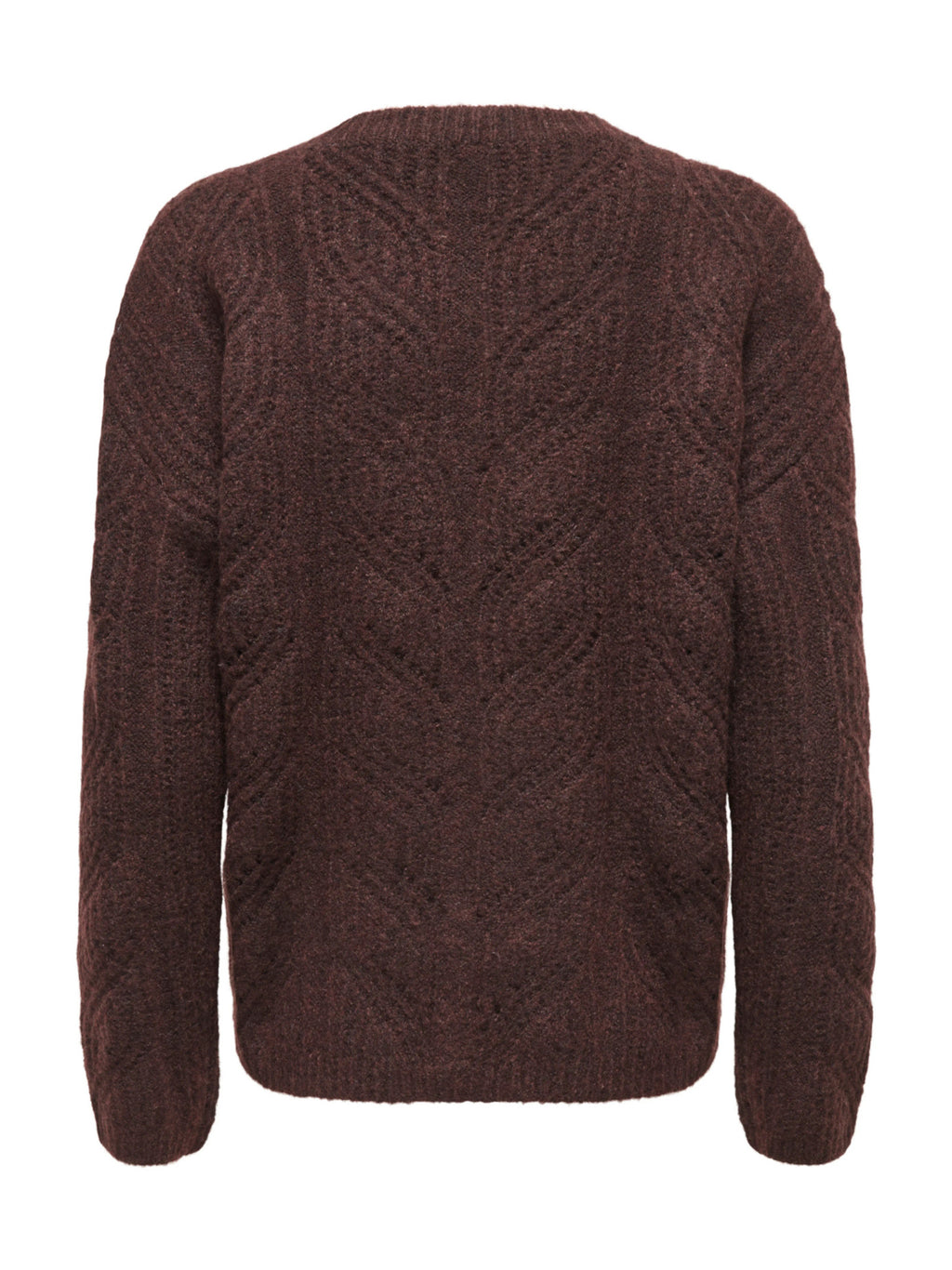 Maglia Only Sophie Marrone a trecce 15382732 /Fudge ONLY 