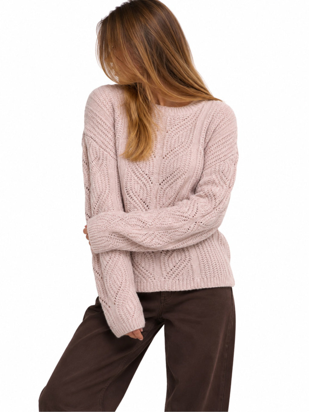 Maglia Only Sophie Rosa a trecce 15382732 /Pale Lilac ONLY 