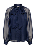 Blusa Only Lumeria Blu con fiocco 15383194 /Navy Blazer ONLY 