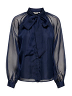 Blusa Only Lumeria Blu con fiocco 15383194 /Navy Blazer ONLY 