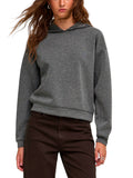 Felpa ONLY Flame Grigio on cappuccio 15383216 /Dark Grey Melange ONLY 