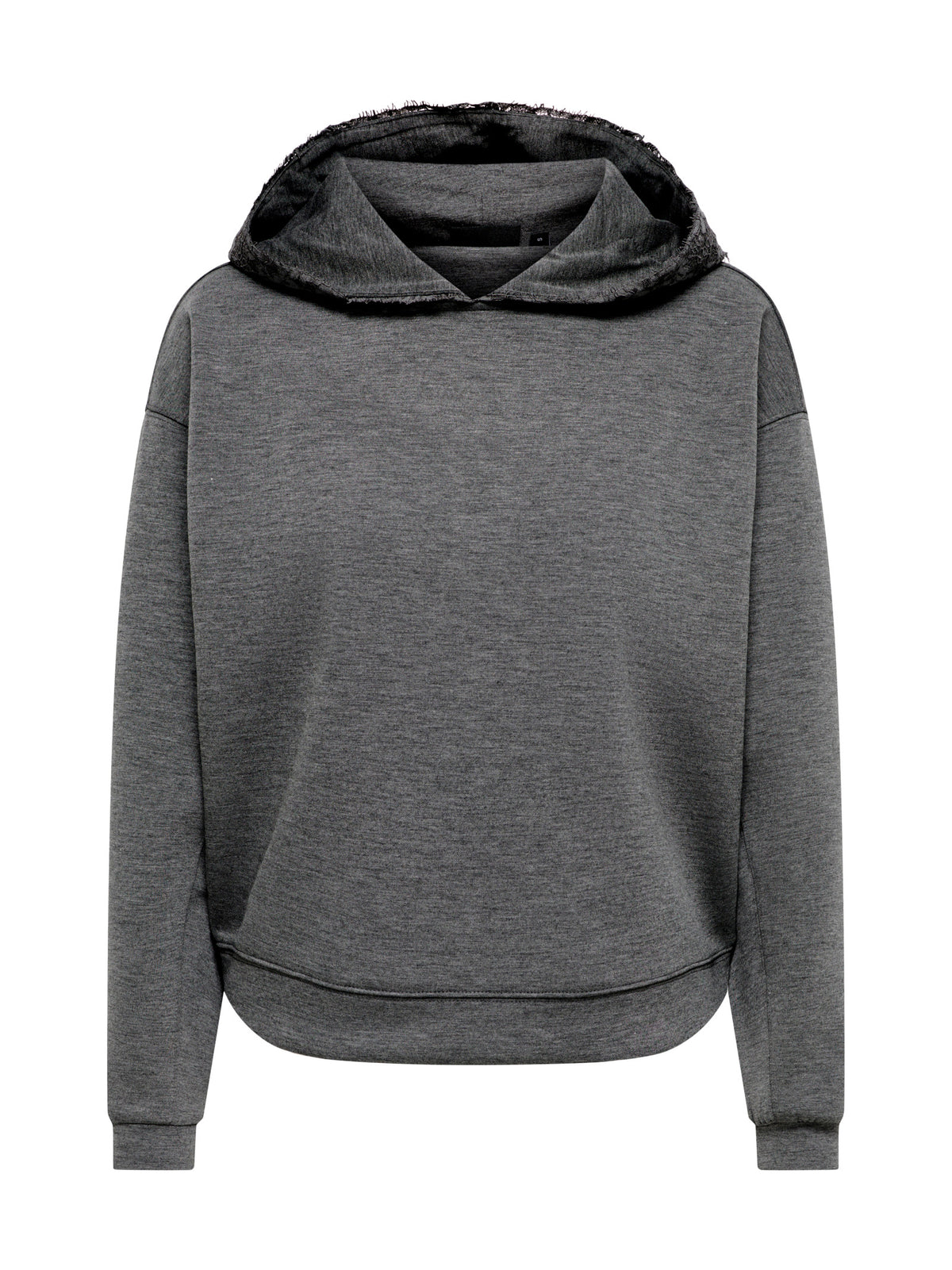 Felpa ONLY Flame Grigio on cappuccio 15383216 /Dark Grey Melange ONLY 
