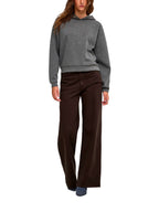 Felpa ONLY Flame Grigio on cappuccio 15383216 /Dark Grey Melange ONLY 