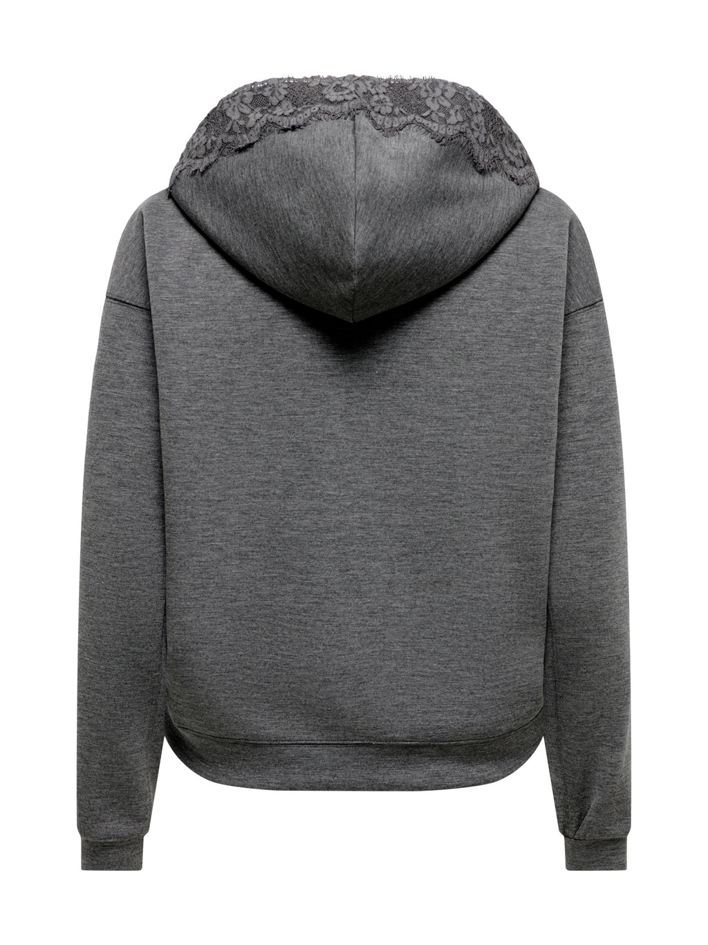 Felpa ONLY Flame Grigio on cappuccio 15383216 /Dark Grey Melange ONLY 