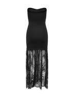 Abito Only Maple Nero con scollo a fascia 15383944 /Lace Black ONLY 