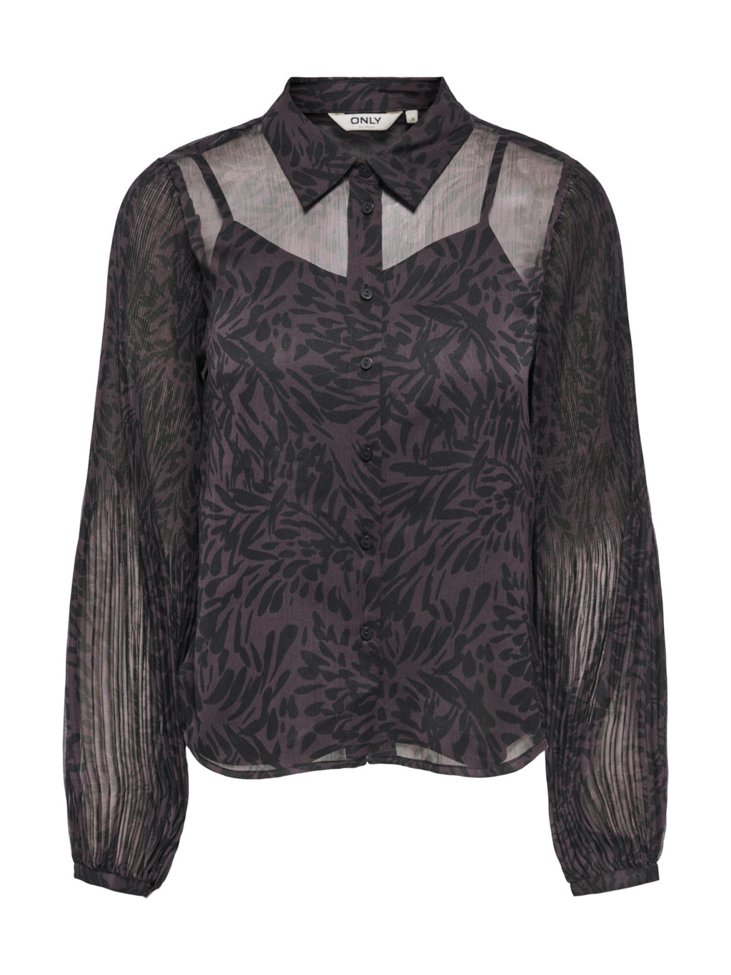 Camicia Only Star Marrone con fantasia 15384283 /Chocolate Plum ONLY 