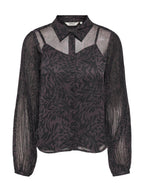 Camicia Only Star Marrone con fantasia 15384283 /Chocolate Plum ONLY 