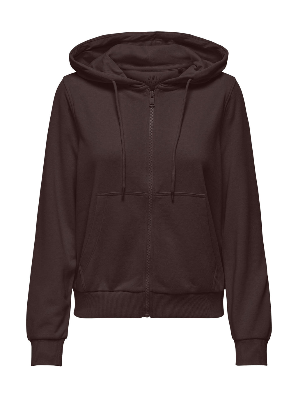 Felpa Only Best Marrone con zip e cappuccio 15384783 /Chocolate Torte ONLY 
