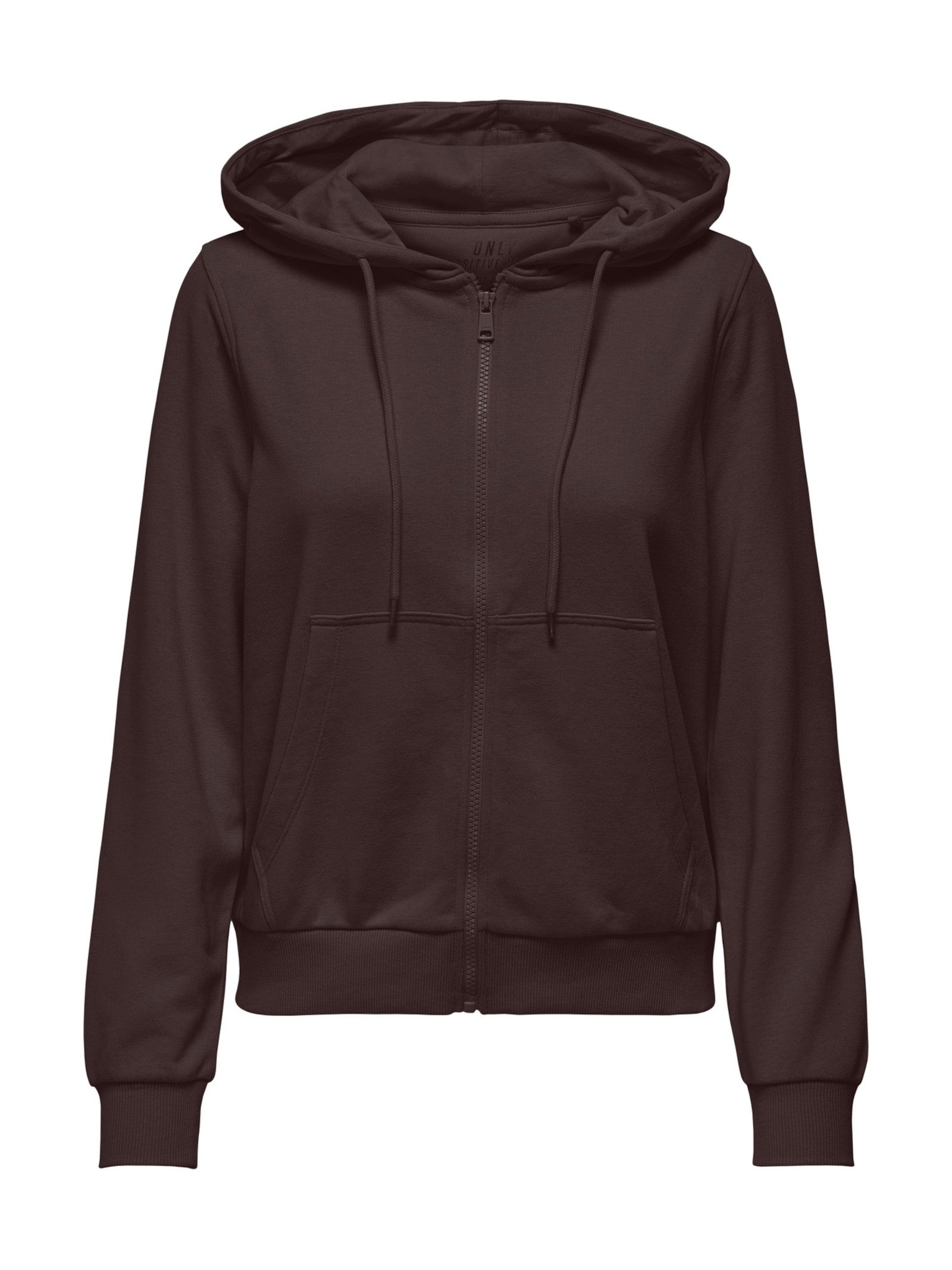 Felpa Only Best Marrone con zip e cappuccio 15384783 /Chocolate Torte ONLY 