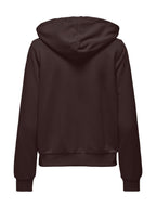 Felpa Only Best Marrone con zip e cappuccio 15384783 /Chocolate Torte ONLY 