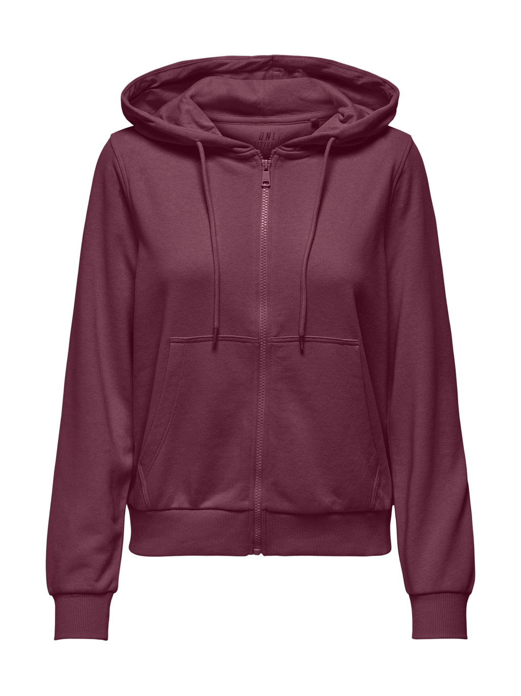 Felpa Only Best Vinaccia con zip e cappuccio 15384783 /Fig ONLY 