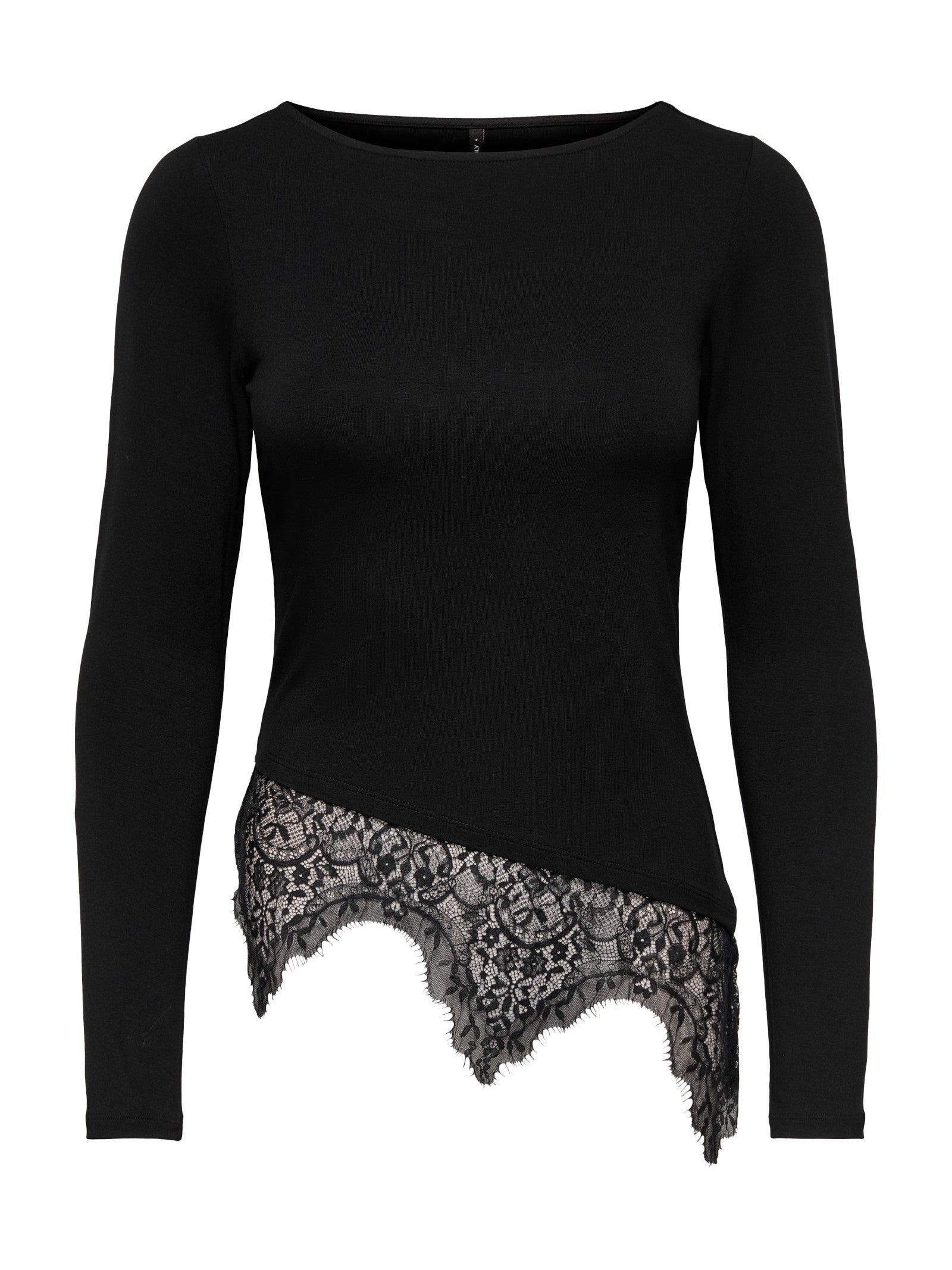 T-shirt Only Laila Nera con pizzo 15384850 /Black ONLY 
