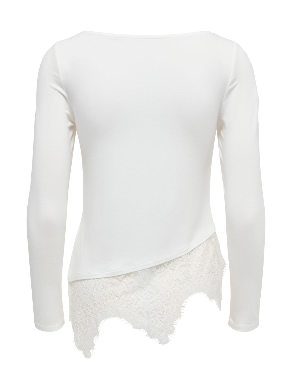 T-shirt Only Laila Bianca con pizzo 15384850 /Cloud Dancer ONLY 