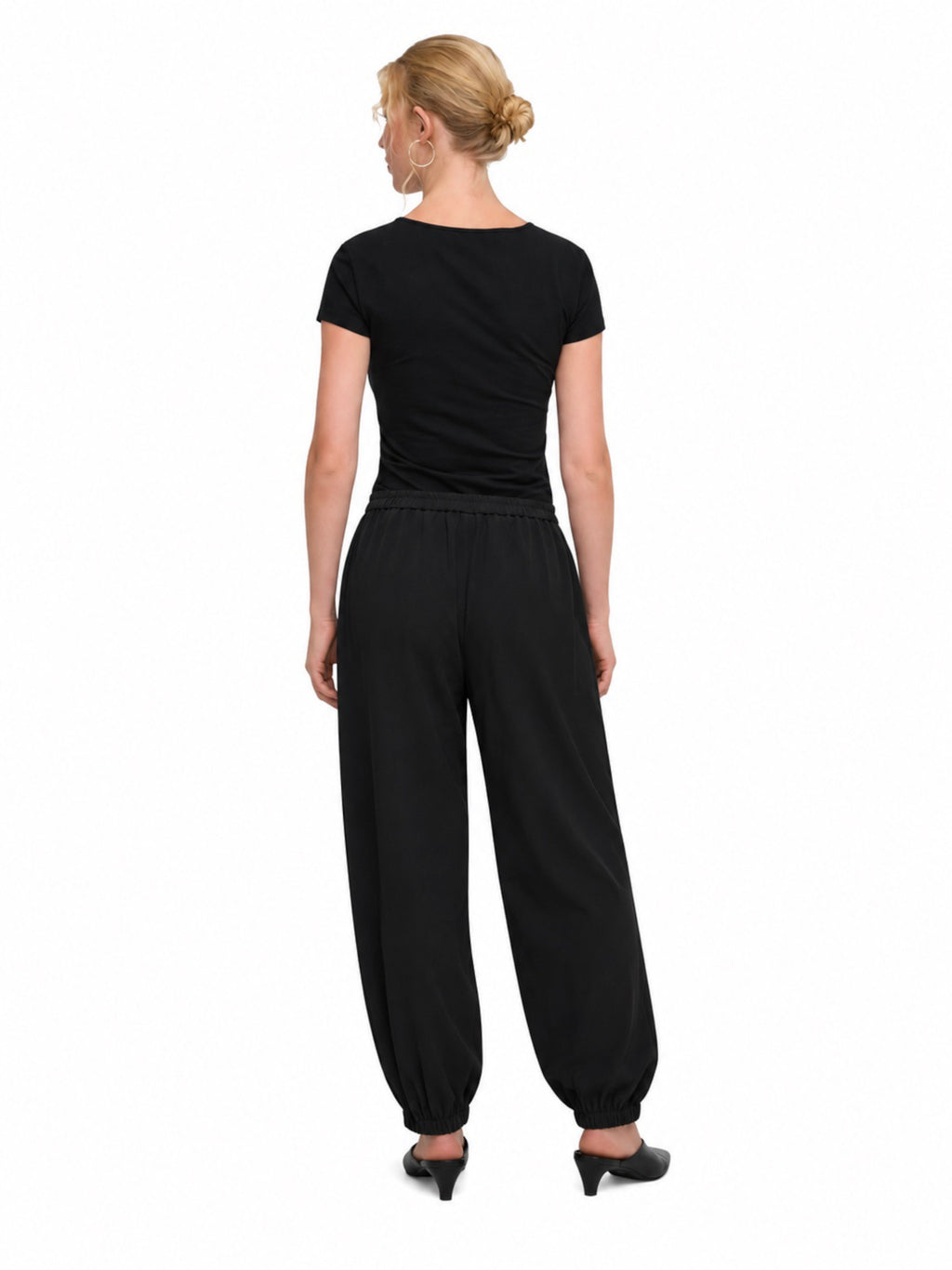 Pantaloni ONLY Lastri Neri baloon 15384873 /Black ONLY 